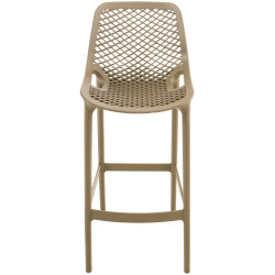 Ensemble de 2 tabourets de bar Air boue