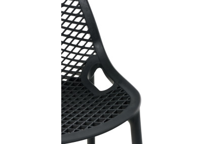 Lot de 2 tabourets de bar Air, noirs