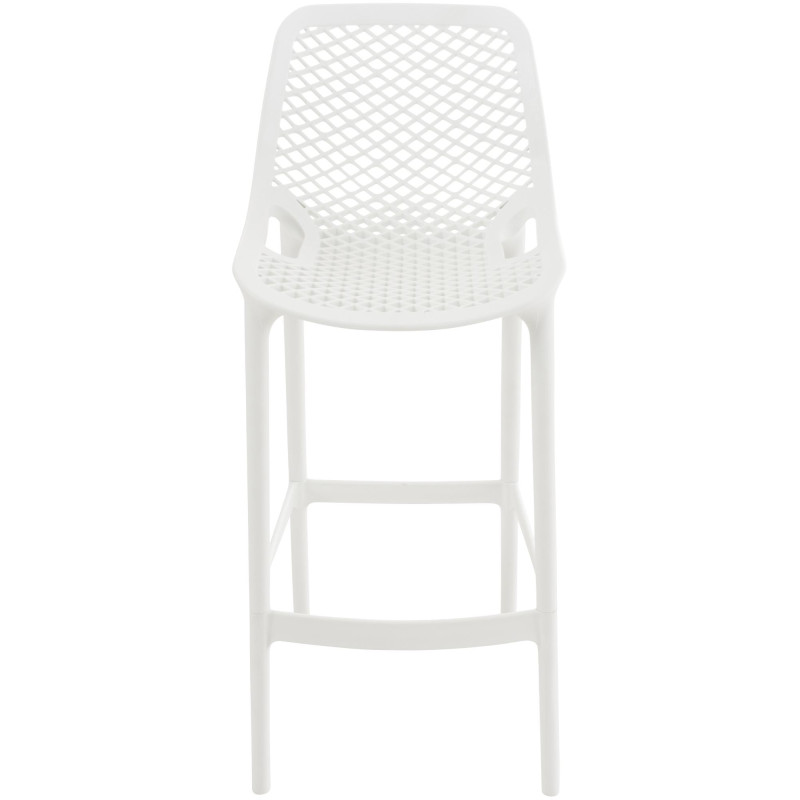 Conjunto de 2 banquetas de bar Air brancas