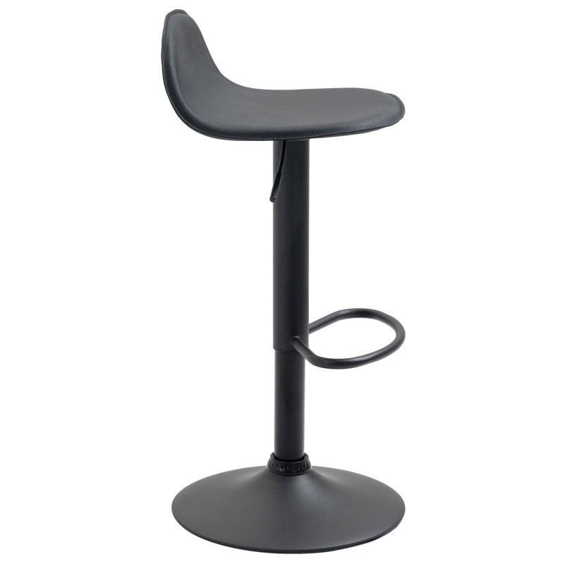 Tabouret de bar Lana V2, noir