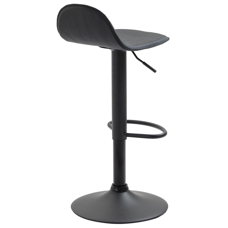 Tabouret de bar Lana V2, noir