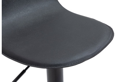 Tabouret de bar Lana V2, noir