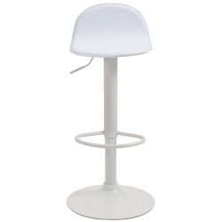 Ensemble de 2 tabourets de bar Lana V2 blancs blanc