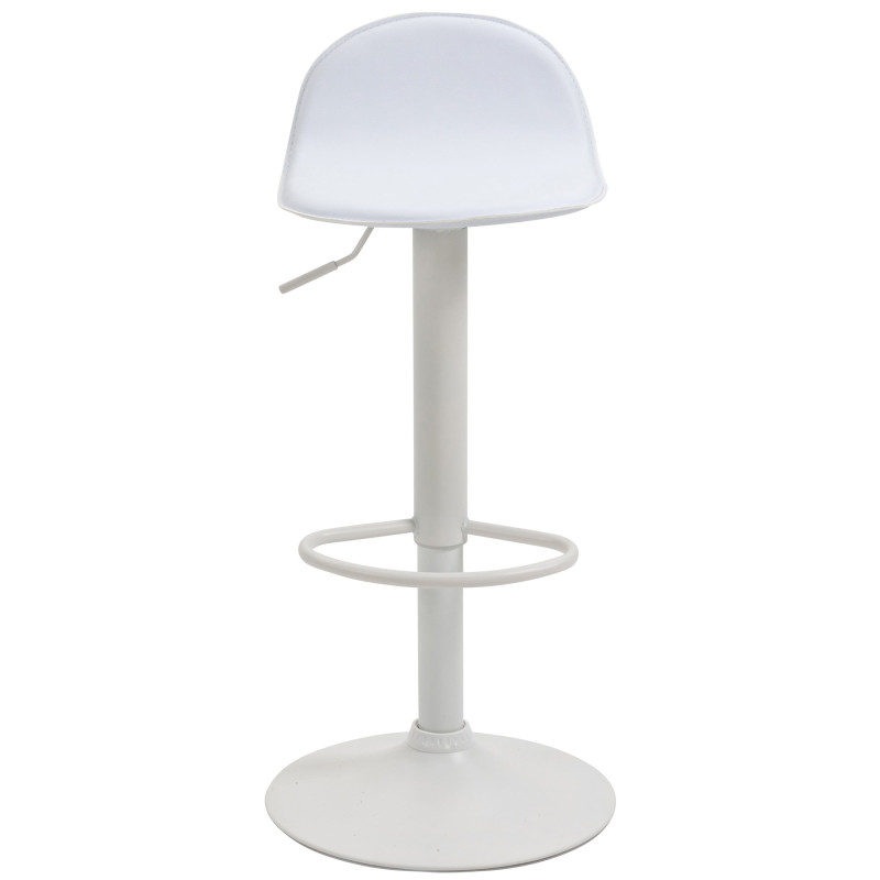 Ensemble de 2 tabourets de bar Lana V2 blancs blanc