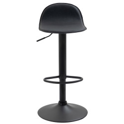 Lot de 2 tabourets de bar Lana V2, noirs noir