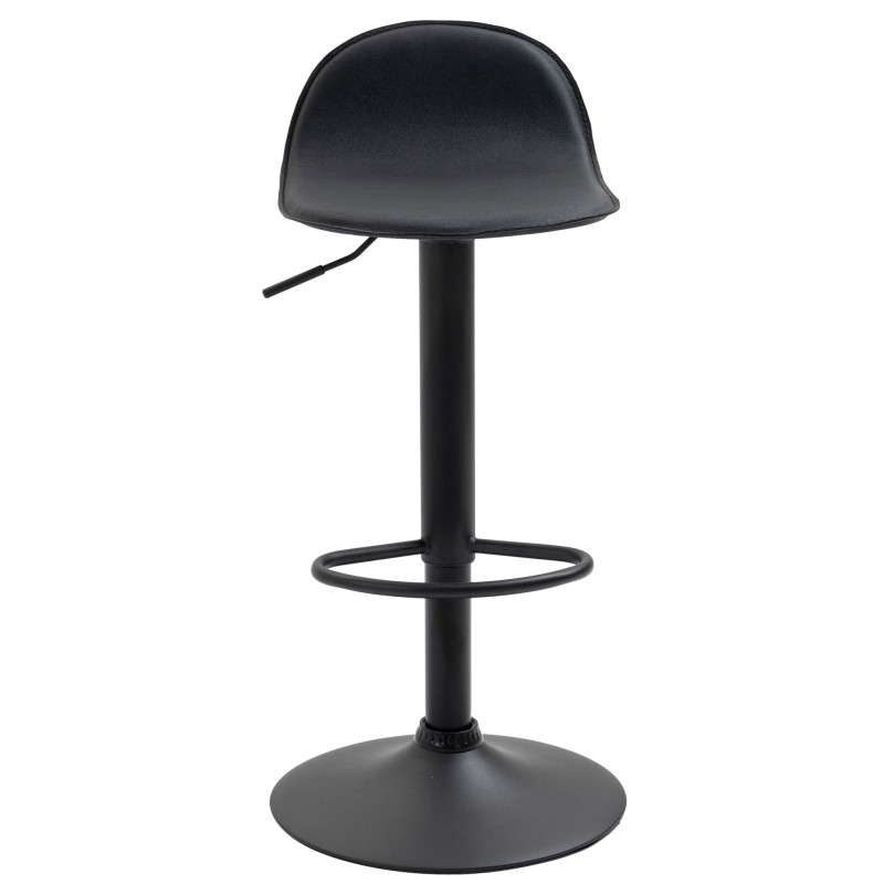 Lot de 2 tabourets de bar Lana V2, noirs noir