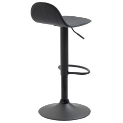 Ensemble de 2 tabourets de bar Lana V2 noir