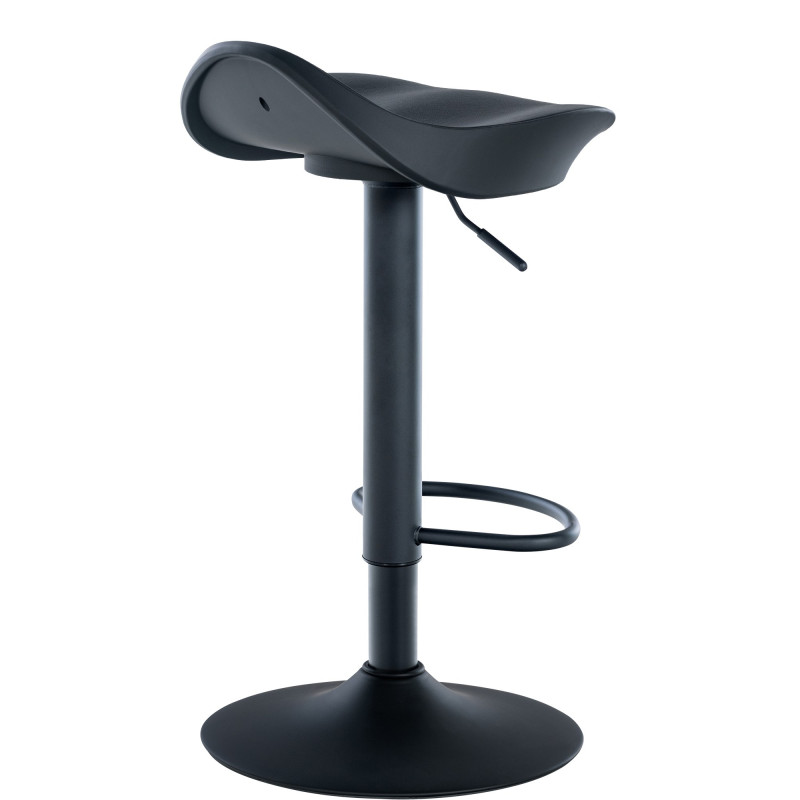 Tabouret de bar Alisson, noir