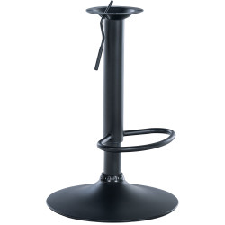 Estructura de repuesto para taburetes de bar de 10 x 10 cm, negra