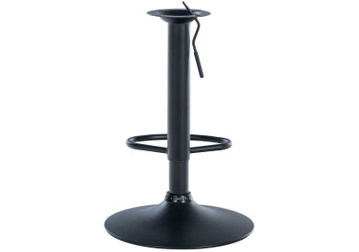 Estructura de repuesto para taburetes de bar de 8 x 8 cm, negra