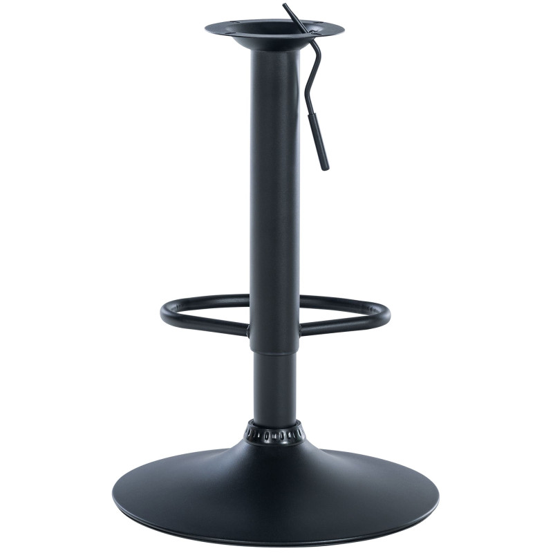 Estructura de repuesto para taburetes de bar de 8 x 8 cm, negra