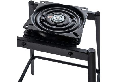 Sgabello da bar girevole Weston, similpelle, grigio