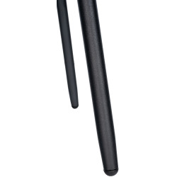 Tabouret de bar pivotant Weston, similicuir, gris