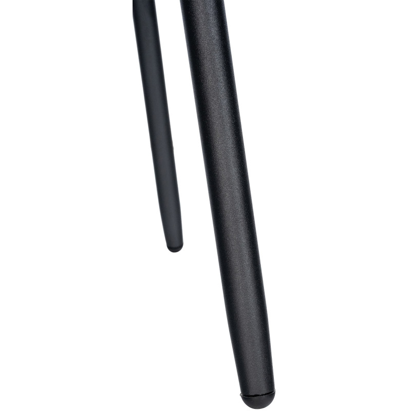 Tabouret de bar pivotant Weston, similicuir, gris