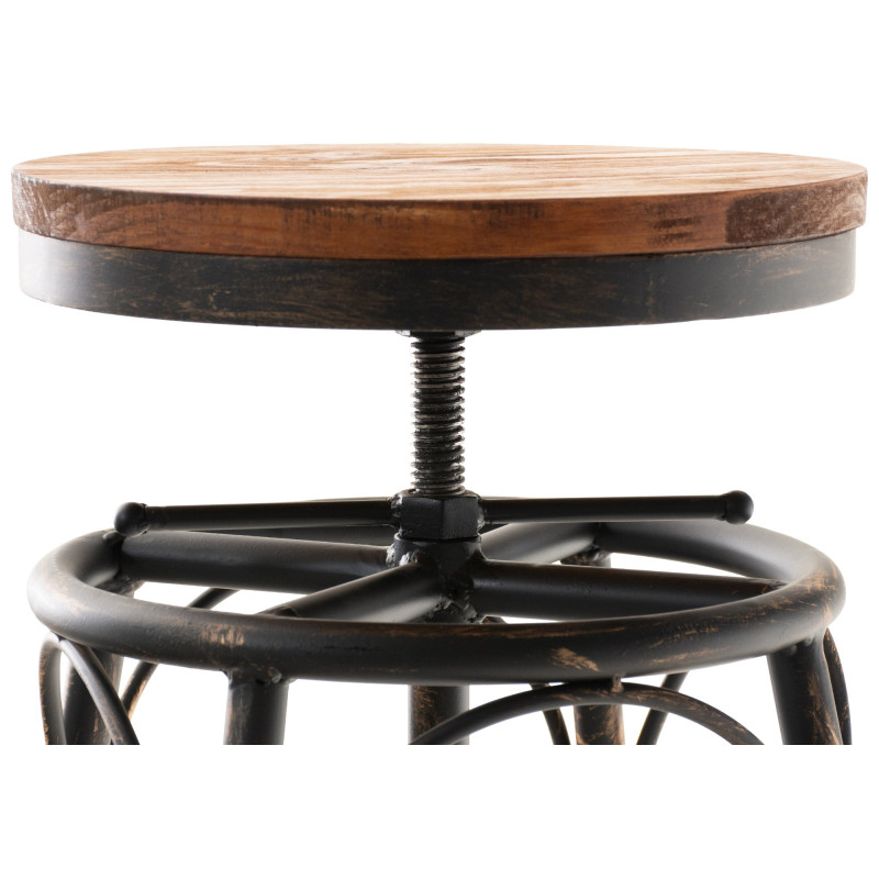 Conjunto de 2 banquetas de bar Beam, bronze