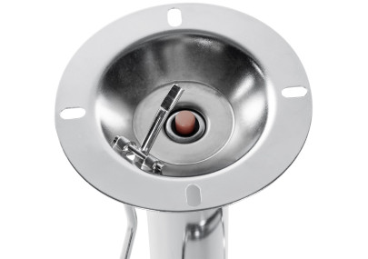 Estructura de repuesto para taburetes de bar de 10 x 10 cm, cromada