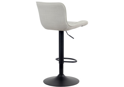 Tabouret de bar Linus, tissu crème