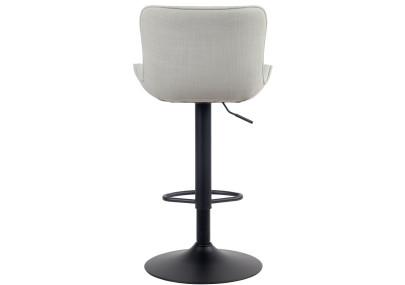 Tabouret de bar Linus, tissu crème