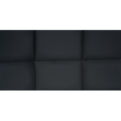 Tabouret de bar Tover en similicuir noir