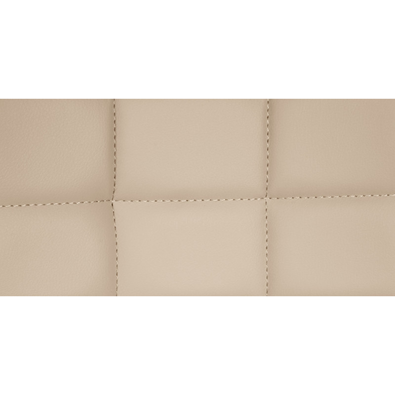 Tabouret de bar Tover, similicuir, crème