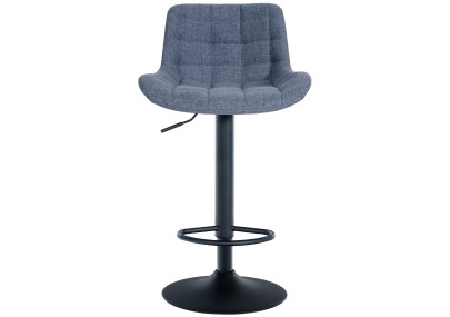 Taburete de bar Tover, tela azul