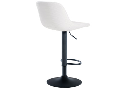 Sgabello da bar Loft, similpelle, bianco