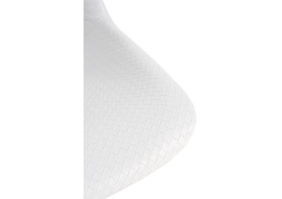 Tabouret de bar Loft, similicuir, blanc