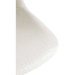 Tabouret de bar Loft, similicuir, crème