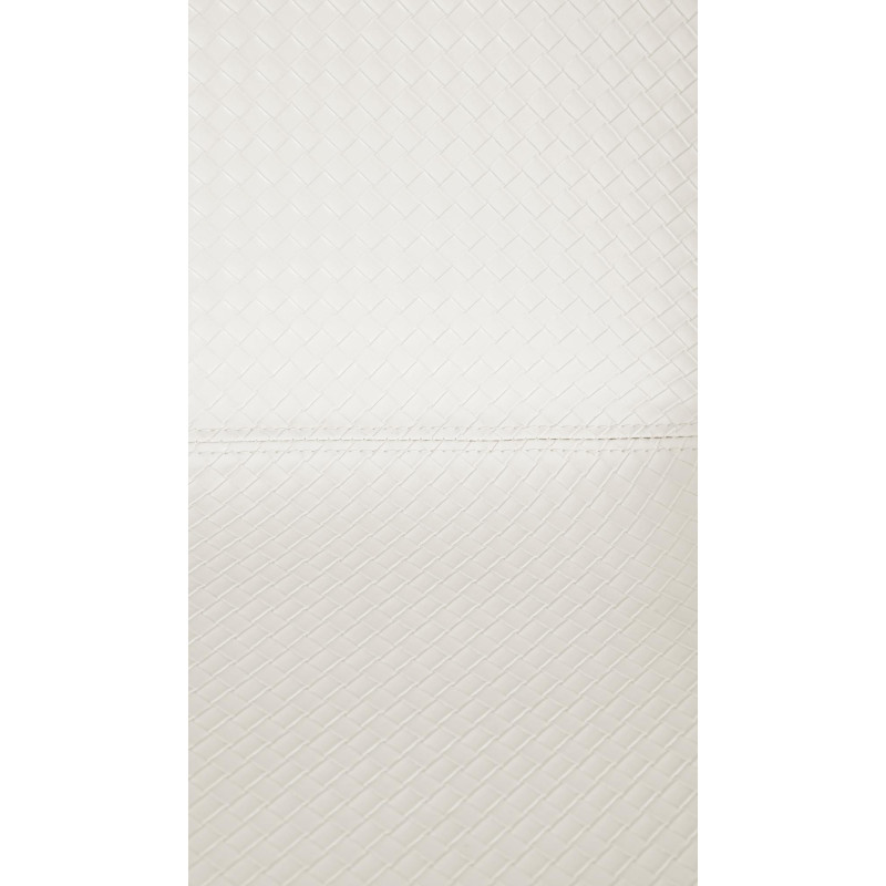 Tabouret de bar Loft en similicuir crème