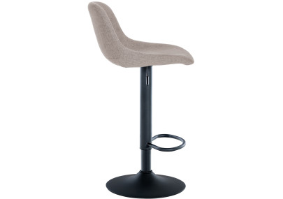 Sgabello da bar Loft, tessuto crema