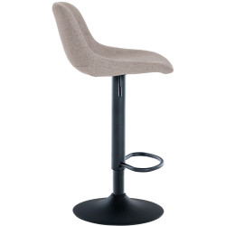 Tabouret de bar Loft, tissu crème