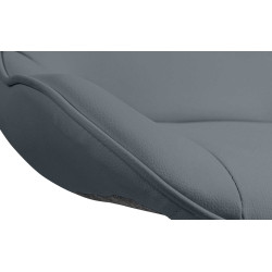 2er Set Barhocker Vonore Kunstleder chrom