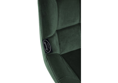 Taburete de bar Weston de terciopelo, verde oscuro