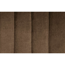 Taburete de bar Toni de terciopelo, negro/marrón