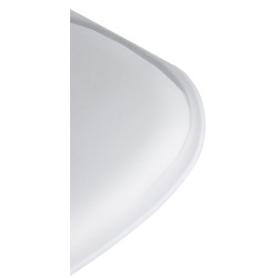 Tabouret de bar Aveiro en similicuir blanc