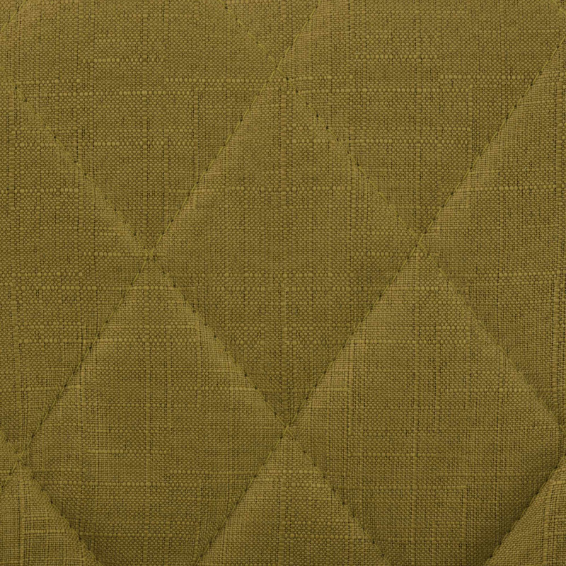 Tabouret de bar Lazio, tissu noir vert