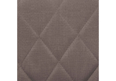 Banqueta de bar Lazio, em tecido, cor preto taupe