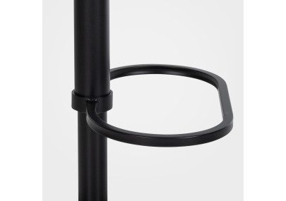 Tabouret de bar Damaso B, feutre gris