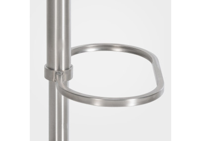 Tabouret de bar Damaso E, feutre gris