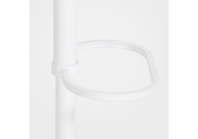 Tabouret de bar Damaso W en feutre gris