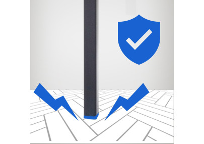 Sgabello da bar in feltro Damaso B con struttura a 4 gambe, grigio