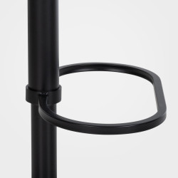 Banqueta de bar Damaso B, cinza aveludado