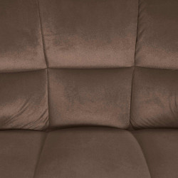 Tabouret de bar en velours Damaso B brun