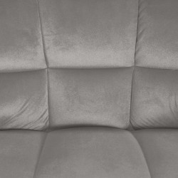 Taburete de bar Damaso E, terciopelo gris