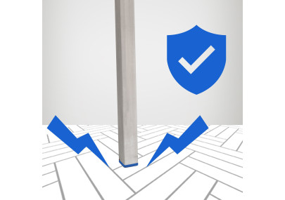 Banqueta de bar Damaso E em veludo com estrutura de 4 pés, marrom