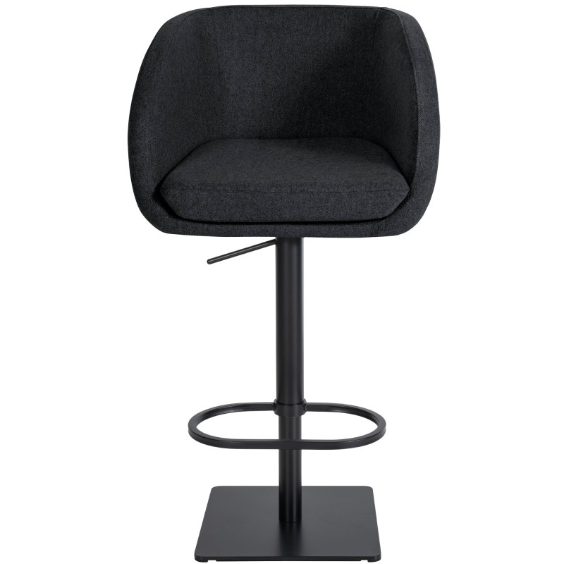 Tabouret de bar en feutre Gambo B anthracite