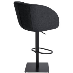 Tabouret de bar en feutre Gambo B anthracite