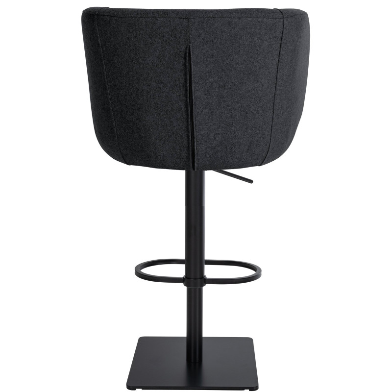 Tabouret de bar en feutre Gambo B anthracite