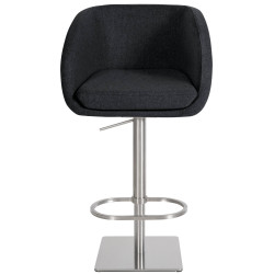 Tabouret de bar en feutre Gambo E anthracite