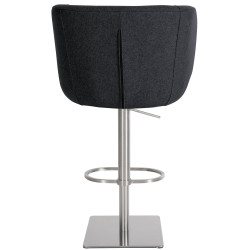 Tabouret de bar en feutre Gambo E anthracite